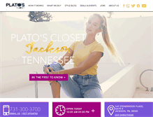 Tablet Screenshot of platosclosetjacksontn.com